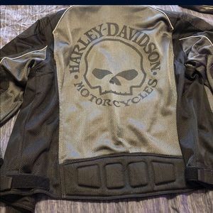 Mesh Harley Davidson Motorcycle Jacket